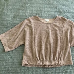 NLT Fuzzy Soft Kimono Sleeve Blouse - Medium